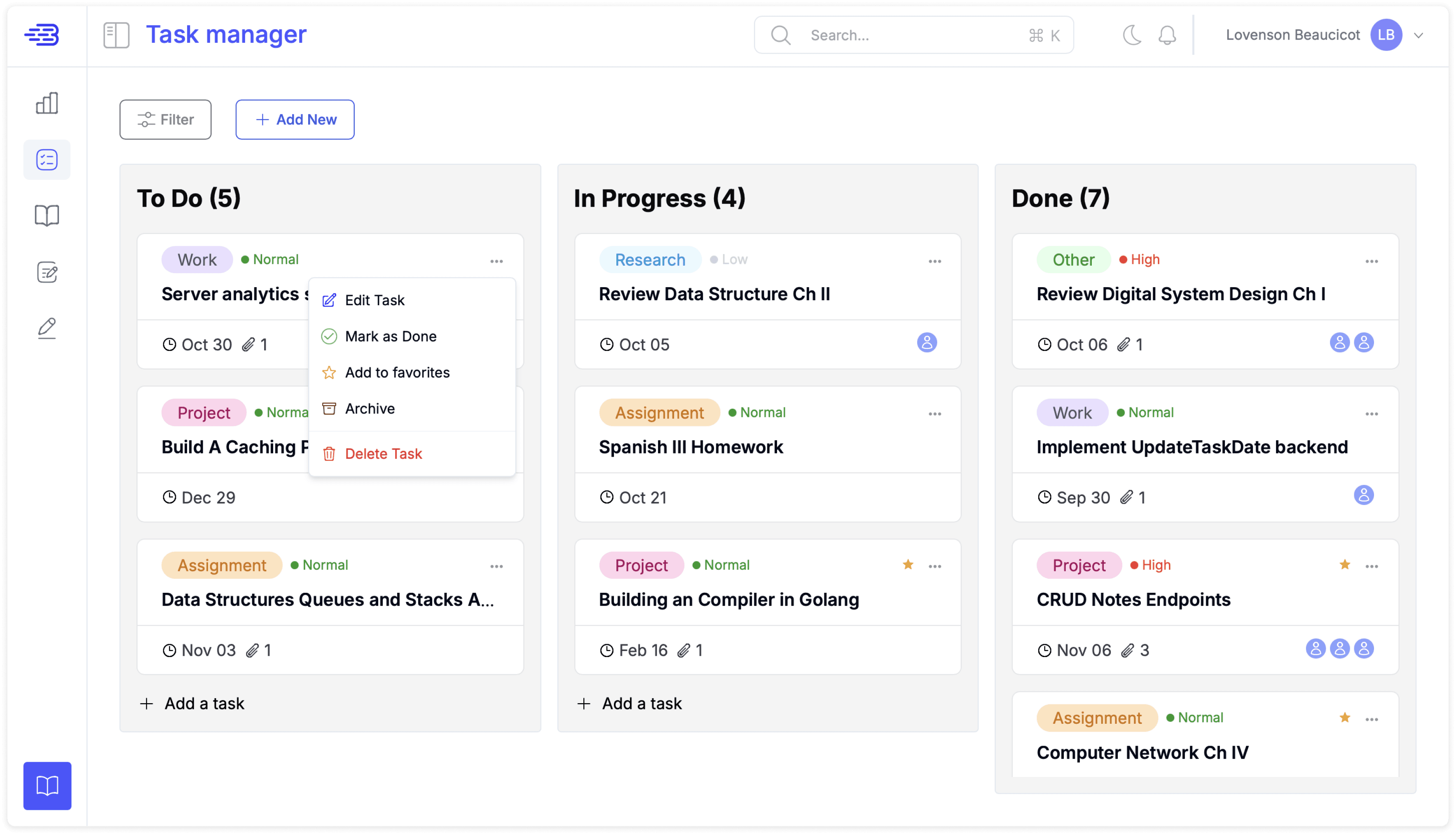 Task Management